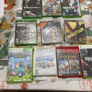Xbox 360 and PS3 Video Game Bundle